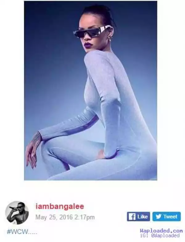 Photo: D’Banj Has A Crush On Rihanna - See What He Posted